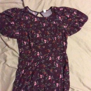 Puffy sleeved, cottage vibe dress